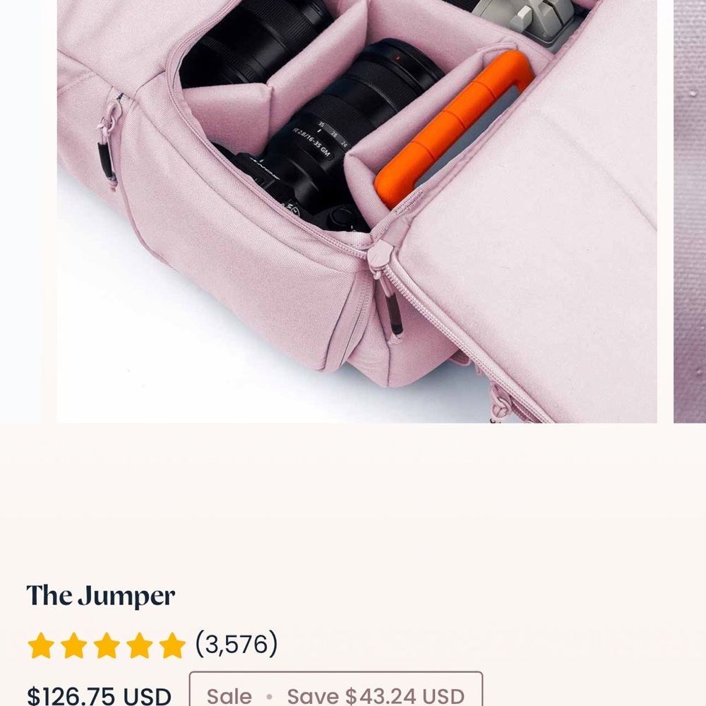 BREVITE “the jumper” camera bag